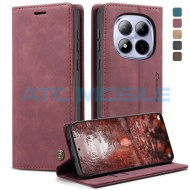 Pouzdro CaseMe Book Redmi Note 15 Pro 5G červen&eacute;