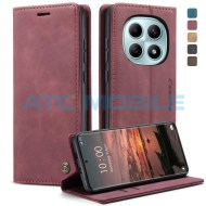 Pouzdro CaseMe Book Redmi Note 15 4G/5G červen&eacute;
