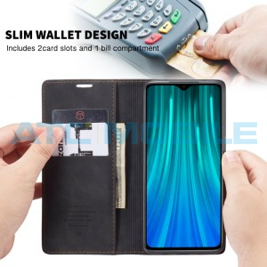 Pouzdro CaseMe Magnetic Book Xiaomi Redmi Note 8 Pro čern&eacute;