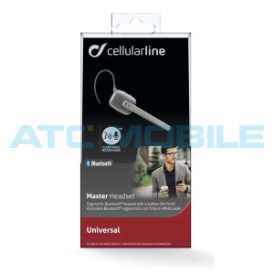 Cellularline MASTER bluetooth headset (PU kůže, multifunkčn&iacute; LED)