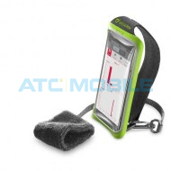 Sportovn&iacute; pouzdro CellularLine HANDBAND, pro smartphony do velikosti 5,2, čern&aacute;