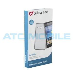 CellularLine Invisible- zadn&iacute; pevn&yacute; kryt Huawei Ascend Y530, průhledn&yacute; + f&oacute;lie na LCD   