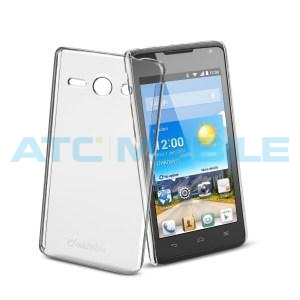 CellularLine Invisible- zadn&iacute; pevn&yacute; kryt Huawei Ascend Y530, průhledn&yacute; + f&oacute;lie na LCD   