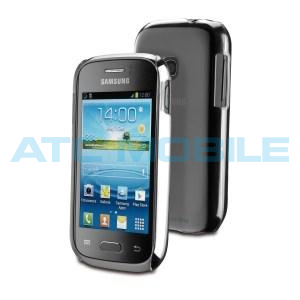 CellularLine Invisible- zadn&iacute; pevn&yacute; kryt Samsung Galaxy Young (S6310), průhledn&yacute; + f&oacute;lie na LCD   