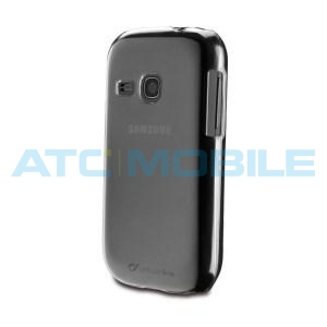 CellularLine Invisible- zadn&iacute; pevn&yacute; kryt Samsung Galaxy Young (S6310), průhledn&yacute; + f&oacute;lie na LCD   