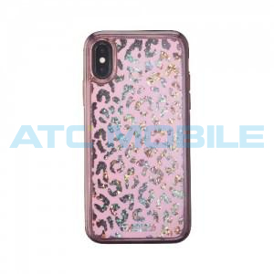Gelov&yacute; kryt Cellularline Stardust iPhone X, XS motiv Leo