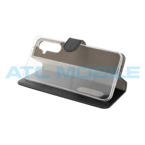 Pouzdro Fixed Opus Samsung Galaxy A34 5G (SM-A346) otev&iacute;rac&iacute;, čern&eacute;