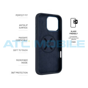 Zadn&iacute; kryt FIXED MagFlow s podporou Magsafe iPhone 16 Pro Max, modr&yacute;