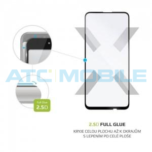 FIXED Full-Cover Huawei P40 Lite E (ART-L29) čern&eacute;, lepen&iacute; přes cel&yacute; displej