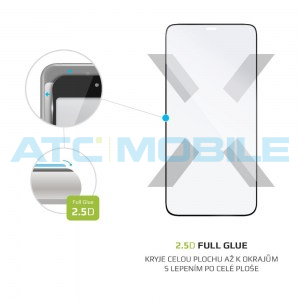 Tvrzen&eacute; sklo FIXED Full-Cover iPhone 12 Mini čern&eacute;