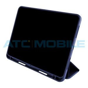 Pouzdro FIXED Padcover+ pro Apple iPad Air (2020/2022/2024) se stoj&aacute;nkem a pouzdrem pro Pencil, modr