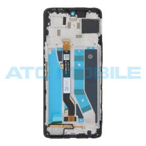 Displej + dotyk + r&aacute;m Infinix Hot 30 5G (X6832), čern&yacute;