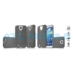 Extratenk&yacute; kryt itSkins ZERO.3 Samsung Galaxy S4 (i9505, i9506), čern&yacute; + f&oacute;lie na LCD