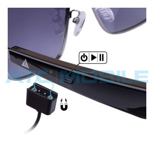 Bluetooth slunečn&iacute; br&yacute;le SKYLINE SILVER, polarizačn&iacute;