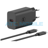Motorola TurboPower nab&iacute;ječka 68W čern&aacute; (USB-C) včetně kabelu