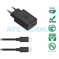 Motorola TurboPower cestovn&iacute; nab&iacute;ječka 33W včetně USB-C kabelu, čern&aacute;