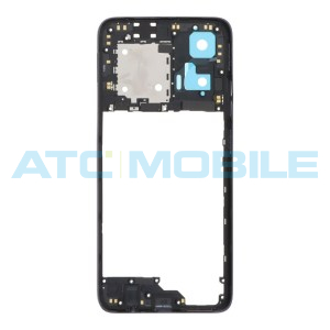 Středn&iacute; kryt Motorola Moto G35 5G (XT2433) čern&yacute;