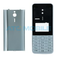 Předn&iacute;, středn&iacute;, zadn&iacute; kryt a kl&aacute;vesnice Nokia 230 b&iacute;l&yacute;
