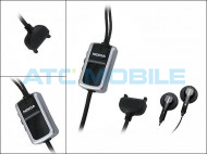 Nokia stereo sluch&aacute;tka HS-23 ( Pop-Port&trade; ) čern&aacute;, bulk