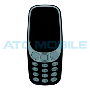 Předn&iacute;, zadn&iacute; kryt a kl&aacute;vesnice Nokia 3310 (2017) čern&yacute;, origin&aacute;ln&iacute;