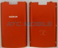 Zadn&iacute; kryt Nokia X3-02 Touch And Type červen&yacute; - 9502323