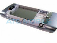 Středn&iacute; kryt Nokia X3-02 Touch&Type fialov&yacute; - 0257581