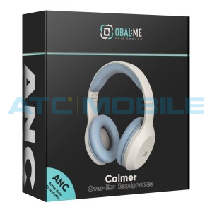 Sluch&aacute;tka OBAL:ME Calmer Wireless Over-Ear ANC b&iacute;l&aacute;