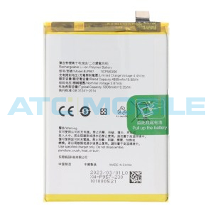Baterie BLP957 Realme 10 4G (RMX3630) 5000 mAh Li-Ion - OEM včetně lepen&iacute;