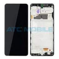 Displej + dotyk + kryt Samsung Galaxy A22 4G (SM-A225) čern&yacute;