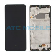 Displej + dotyk + kryt Samsung Galaxy A32 4G (SM-A325) čern&yacute; - GH82-25579A / GH82-25566A