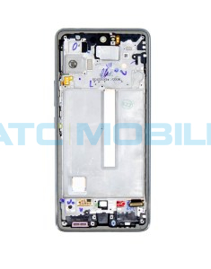 Displej + dotyk + kryt Samsung Galaxy A53 5G (SM-A536B) čern&yacute; - GH82-28024A (Service Pack)