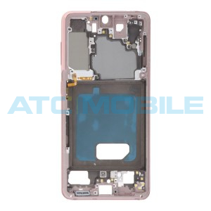 Středn&iacute; kryt Samsung Galaxy S21 5G (SM-G991) růžov&yacute;, origin&aacute;ln&iacute;