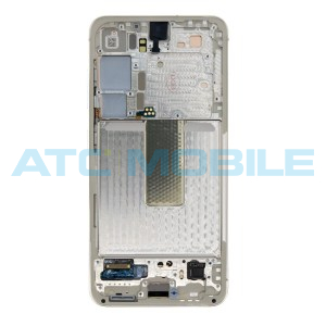 Displej + dotyk + r&aacute;m Samsung Galaxy S23 5G (SM-S911B) Cream (Service Pack) - GH82-30481B