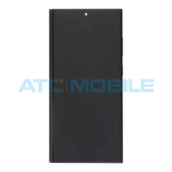 Displej + dotyk + r&aacute;m Samsung Galaxy S23 Ultra 5G (SM-S918B) čern&yacute; (Phantom Black) Premium OLED