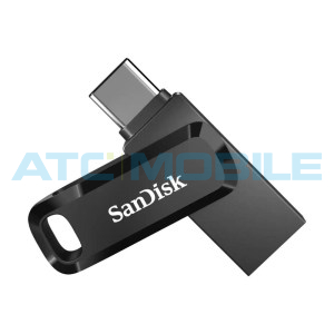 SanDisk Flash Disk Ultra Dual USB-C / USB-A 128GB čern&yacute; (USB 3.2)