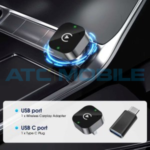 Bezdr&aacute;tov&yacute; adapt&eacute;r Shield4U pro CarPlay & Android Auto ( Plug & Play) 