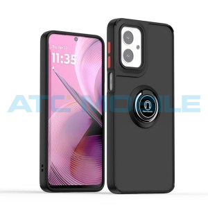Shield4U kryt Motorola Moto G55 5G (XT2435) čern&yacute; s kroužkem