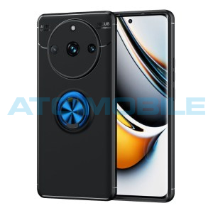 Shield4U Shockproof kryt Realme 11 Pro 5G (RMX3771) čern&yacute;/modr&yacute; s kroužkem
