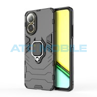 Shockproof kryt Shield4U Realme C67 (RMX3890) čern&yacute; s kroužkem