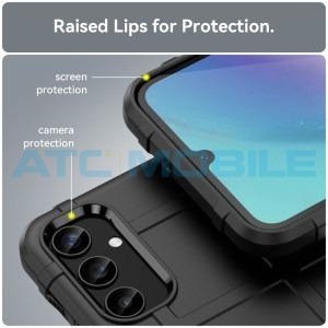 Shockproof Rugged Shield4U kryt Samsung Galaxy A25 5G (SM-A256) čern&yacute;