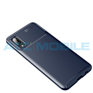 Shockproof Carbon Fiber kryt Shield4U Samsung Galaxy XCover 5 (SM-G525) modr&yacute;