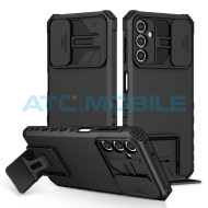 Shield4U Shockproof Camera Sliding kryt Samsung Galaxy A14 5G (SM-A146) s uzavřen&iacute;m kamery, čern&yacute;