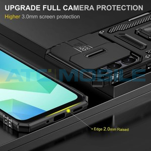 Shield4U Shockproof Camera Sliding kryt Samsung Galaxy A16 5G (SM-A166), A16 4G (SM-A165) s uzavřen&iacute;