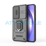 Shield4U Shockproof Camera Sliding kryt Samsung Galaxy A56 5G (SM-A566B) s uzavřen&iacute;m kamery čern&yacute;