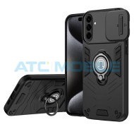 Shield4U Shockproof Camera Sliding kryt Samsung Galaxy A57 5G (SM-A576B) s uzavřen&iacute;m kamery čern&yacute;