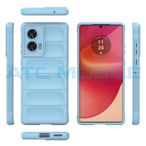 Shockproof Flannel Shield4U kryt Motorola Edge 50 Fusion (XT2429-2) světle modr&yacute;