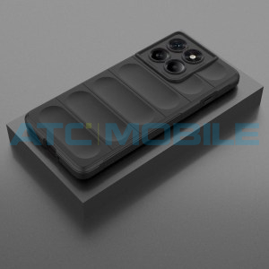 Shockproof Flannel Shield4U kryt Motorola Edge 60 Pro (XT2507) čern&yacute;