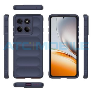 Shockproof Flannel Shield4U kryt Motorola Edge 60 Pro (XT2507) modr&yacute;