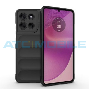 Shockproof Flannel Shield4U kryt Motorola Moto G86 5G (XT2527) čern&yacute;