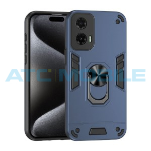 Shield4U Shockproof kryt Motorola Moto G35 5G (XT2433) modr&yacute; s kroužkem